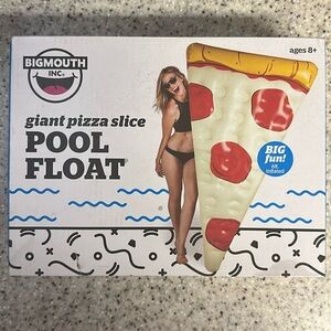 Giant Pizza Slice Pool Float - Red and White